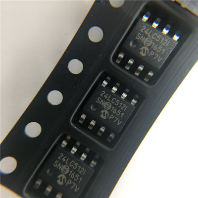 Van het Geheugenic Chip Flash Microchip Electrical Storage van EEPROM 512K de Spaanders 24LC512T-I/SN